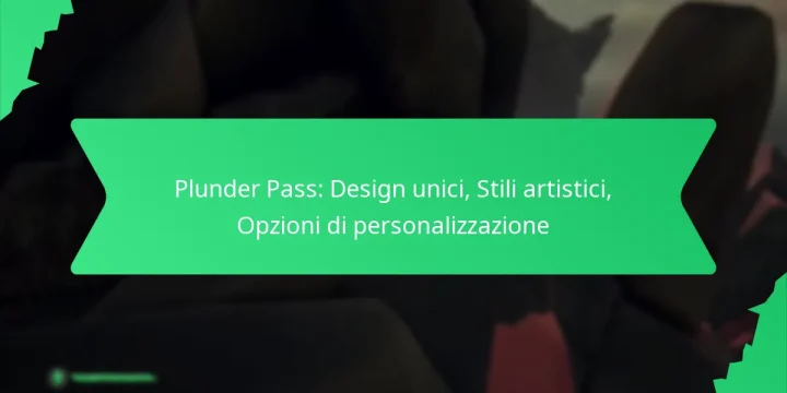 Plunder Pass: Design unici, Stili artistici, Opzioni di personalizzazione