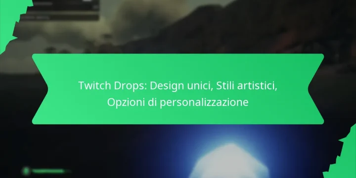 Twitch Drops: Design unici, Stili artistici, Opzioni di personalizzazione