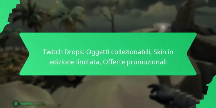 Twitch Drops: Oggetti collezionabili, Skin in edizione limitata, Offerte promozionali