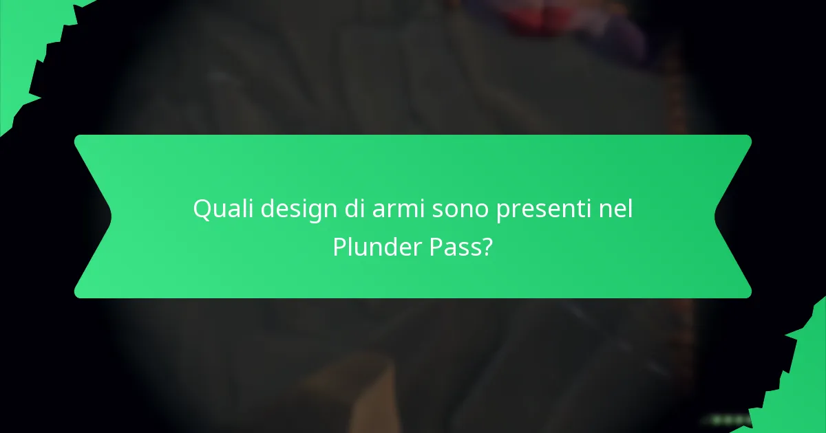 Quali cosmetici per le navi fanno parte del Plunder Pass?