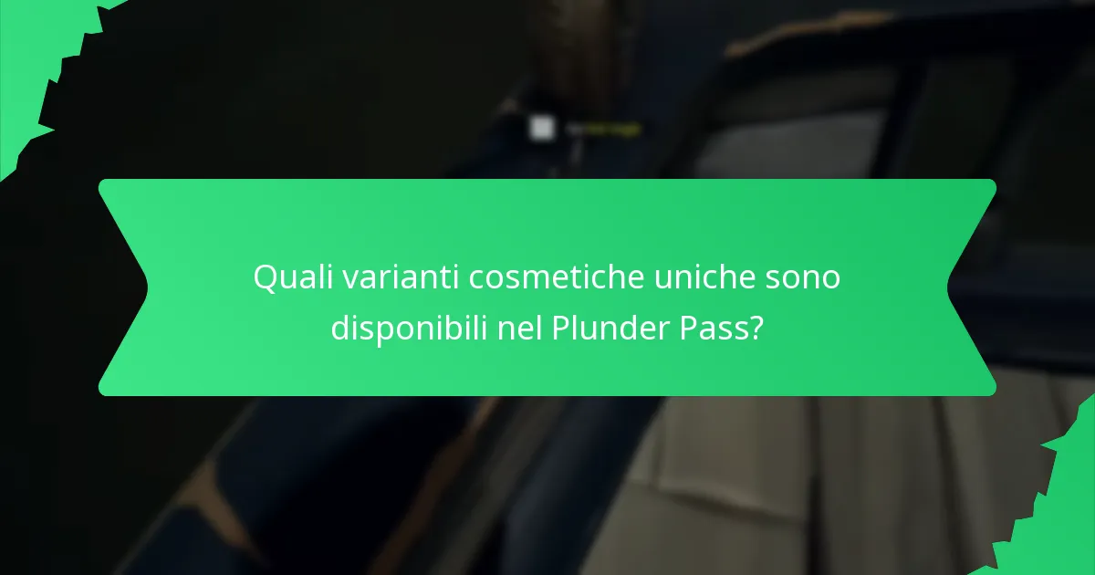 In che modo gli schemi di colore migliorano i cosmetici del Plunder Pass?